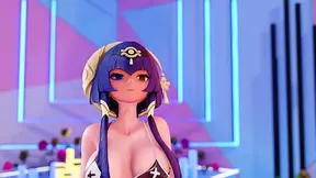 Candace Surrenders to Desire in Steamy Genshin MMD Fantasy Encounter