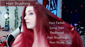 Daily Hair Brushing - Long Red Hair - 1080p