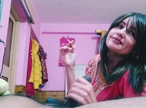 Sweetheart Milf is touching Dick And Playing While Smoking