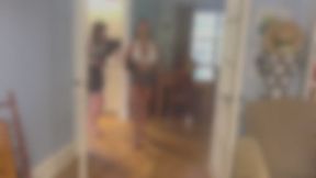 Slippery When Wet: Slutty MILF Swinger Yoga Session Threesome