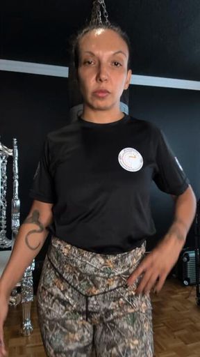 After training I humiliate you because you are a loser.