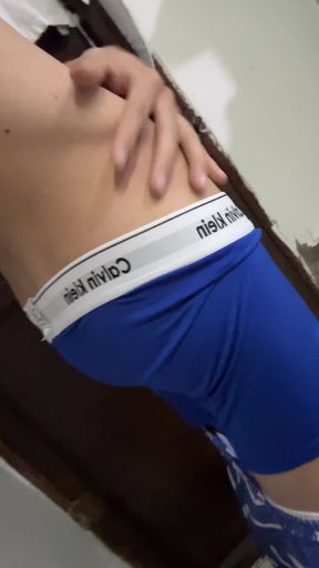 Teasing with underwear