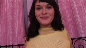 amazing brunette teen gets fucked hard