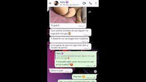 Hot WhatsApp Conversation With My Girlfriend&amp;#039;s Ends In Happy Ending - Nati Sweet - Natasha Caseros