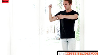 SayUncleNetwork.com - Handsome jock stepbro barebacked roughly by his brother's thick