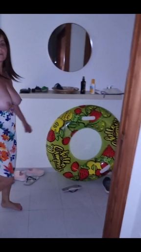 Big-titted Cum Bucket Trained to on Command 24/7