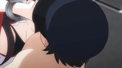 Watch this cute hentai babe moan while getting her tight ass drilled by two cocks in a hardcore way