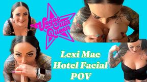 Hotel Facial and Tit Fuck Play Date With a Sexy Subscriber 😈 Huge Facial At The End!