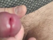 Perfect size Cock Huge cumshot on my t shirt, must see!!!