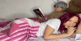 Sexy Slim Redhead Latina PAWG Came To Share Bed With Her Stepdad & Got Fucked