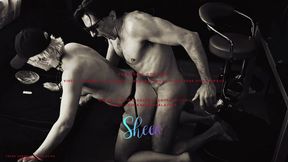 Hairy MATURE BABE shows off on webcam