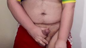 punheta depois do futebol - nada melhor que gozar depois do esporte e de ver meus amigos heteros correndo de short, suados e com o pau balancando - fernando devil solo