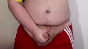 punheta depois do futebol - nada melhor que gozar depois do esporte e de ver meus amigos heteros correndo de short, suados e com o pau balancando - fernando devil solo