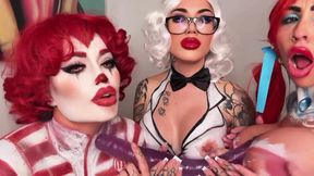 Halloween Dildo JOI with Friends