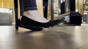 Piano Recital in Black Flats - At My Feet