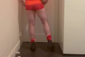 cunt tight footy shorts