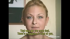 Delfynn Delage Has Her Casting Audition and Shares a Hard Cock