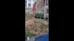 Public Nudity!! Naked Kennie Jai in Multiple Locations and Almost Gets Caught!!