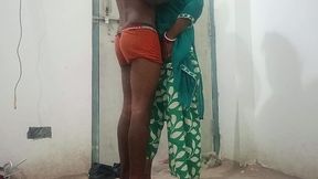 Amateur Indian housewife gets fucked in doggy position by her husband