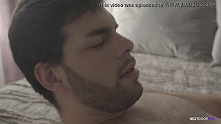 Muscular latino jock barebacks hunk delivery guy next door for raw anal fun!