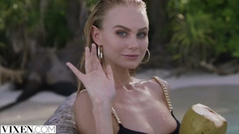 VIXEN Beach bunny Nancy is irresistible in her tiny bikini