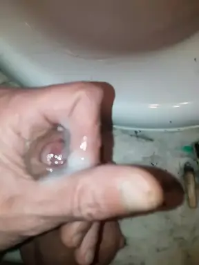 Handjob in the sink