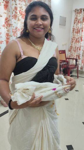 Vaishnavy in Saree