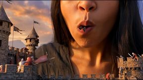 Giantess Destroys Castle and Eats All the Soldiers | Devouring Vore Domination