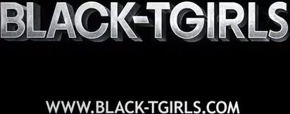 Ebony TGirl Big Dick Gushes Cum Rivers Moaning Wrecked