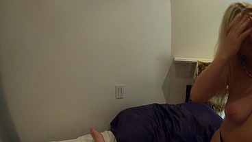 Stepson gets to cum inside his stepmom's pussy (POV) - Erin Electra