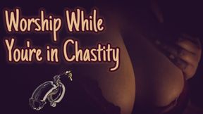Worship My Thick Curves While You're in a Chastity Cage