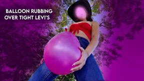 Balloon rubbing over tight levis - Sofia
