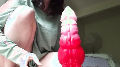 Celebrating 3 Million Views Including Massive Bad Dragon & Multiple Creampies