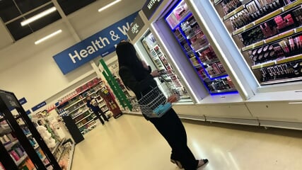 Public cum on girl 1