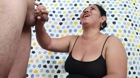 Wife Deepthroat Expert Blowjob