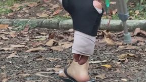 Cast feet Nature