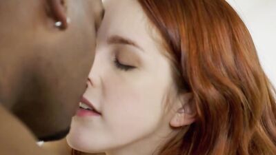 Naughty ginger Amarna Miller is drilled with Flash Brown's big cock