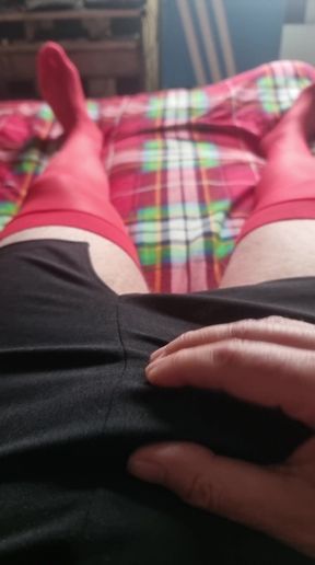 Cock in panties