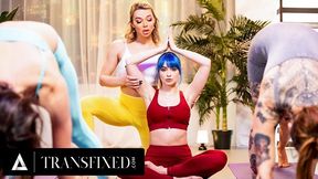 Trans Yoga Teacher Emma Rose Gets Caught Fucking Jewelz Blu In A Public Yoga Class!