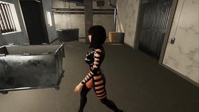3D Metal Bondage: Femme Fatale Takes Control