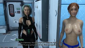 Stranded In Space: hot chicks in the bathroom. Ep.7