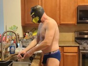 Bad Pup Ash Does Sunday Chores