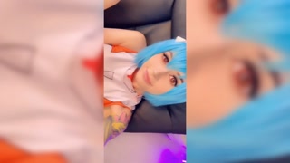 Snapchat cosplay ahegao COMPILATION by PURPLE BITCH