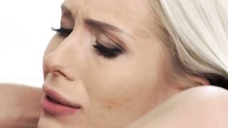 DISGUSTING DEBAUCHERY! Angelika Grays MOUTH IS TRASHED BY A SATISFIED SUCKING SLAVE