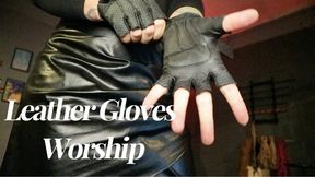 Leather Gloves Worship