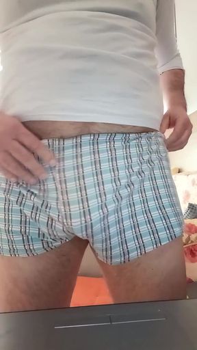 Slutty Old Stepdad Masturbates and Cums Wetting the Laptop!
