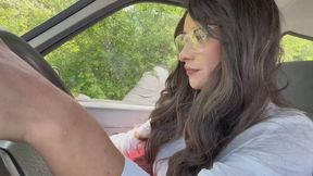 Petite Angel’s Countryside Car Trouble