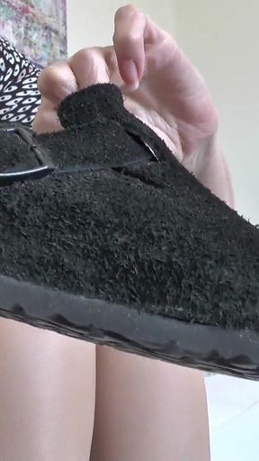 If You Don't Do Your Stable Boy Chores Properly, I'll Fuck Your Cock with My Slippers!