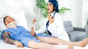 Busty caregiver goes all in when her patient's dick needs some serious fucking relief