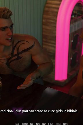 Dominos Beach 22 - Nikki Invites John to Her Midnight Party After His Lifeguard Tryout Victory